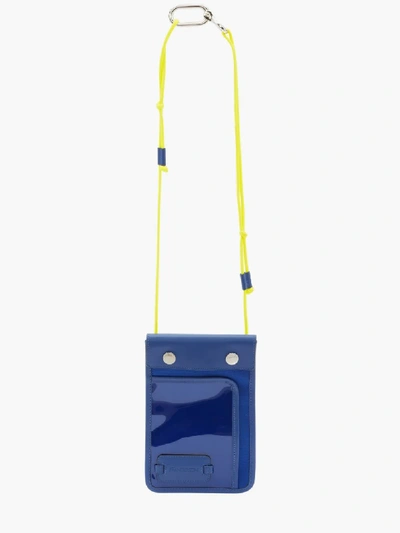 Shop Jw Anderson Pulley Pouch In Blue