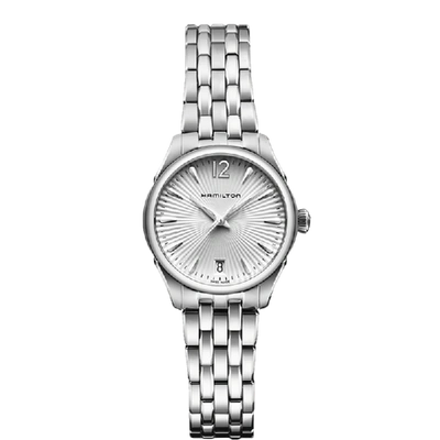 Shop Hamilton Jazzmaster Lady Quartz In Silver