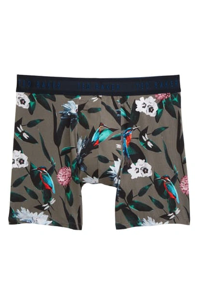 Shop Ted Baker Stretch Modal Boxer Briefs In Kingfisher