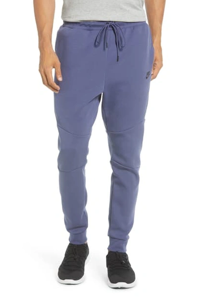 Shop Nike Tech Fleece Jogger Pants In Sanded Purple/ Black