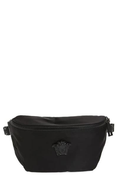 Shop Versace Medusa Belt Bag In Black