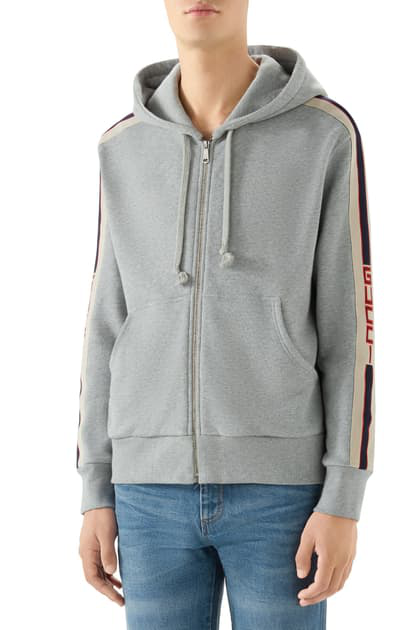 gucci tape hoodie