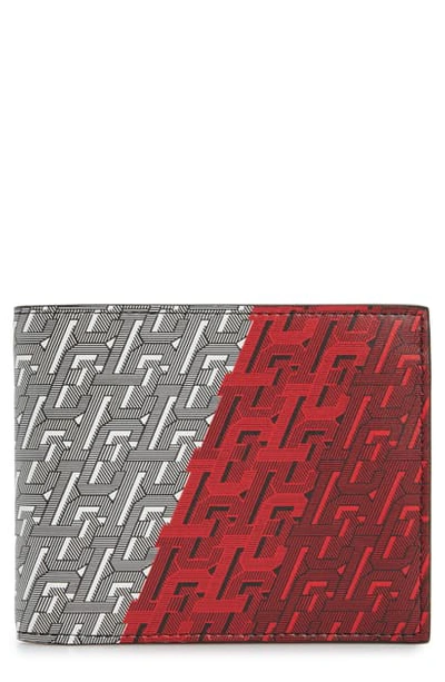 Shop Christian Louboutin Logo Leather Wallet In M024 Multi