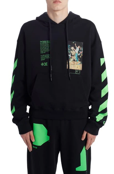 Shop Off-white Pascal Painting Hoodie In Black Multicolor