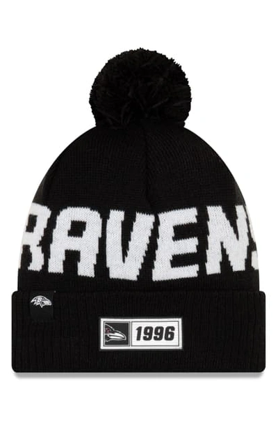 Shop New Era Sport Knit Beanie In Baltimore Ravens