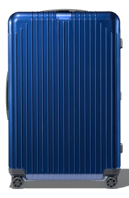 Rimowa Essential Lite Check In L Suitcase In Blue Polycarbonate 30 8x 5x10 7 Modesens