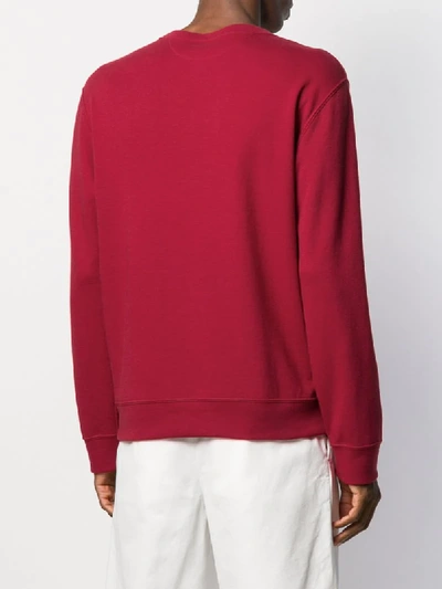 Shop Brunello Cucinelli Long Sleeve Sweater In Red