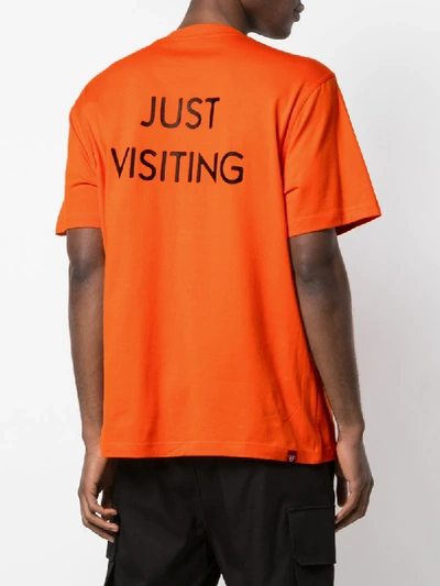 Mostly Heard Rarely Seen 8-bit Bars Printed T-shirt In Orange