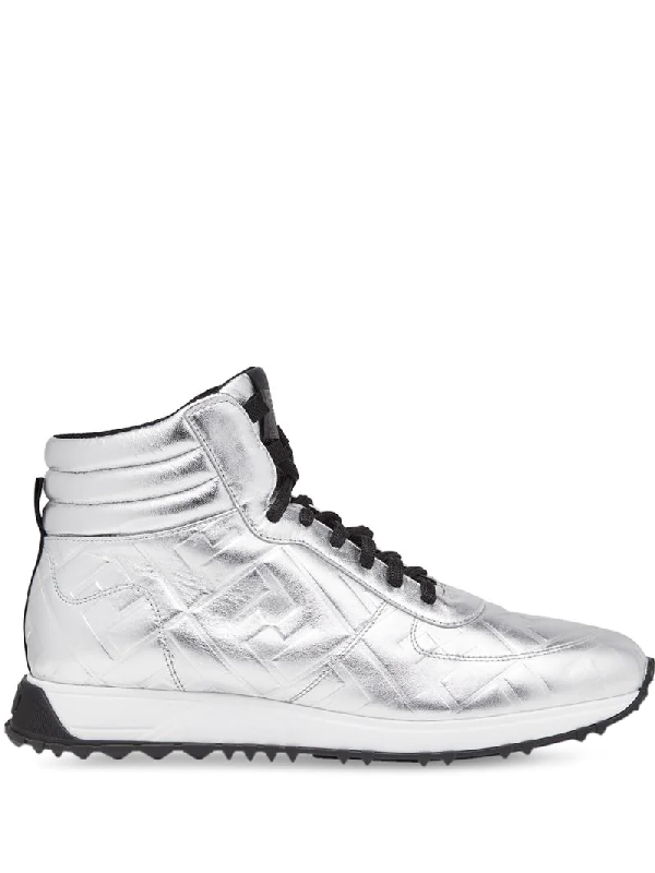 fendi silver sneakers