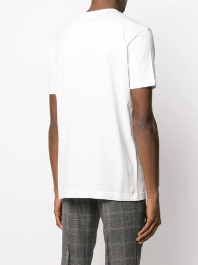 Shop Dolce & Gabbana T-shirt Mit Logo-print In White