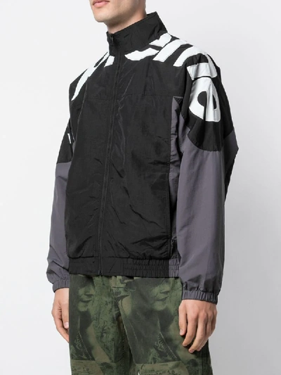 Supreme Shoulder Logo Track Jacket In Black | ModeSens