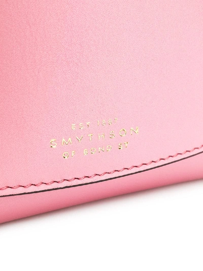 Smythson Mini Pillow Cross-body Bag In Pink