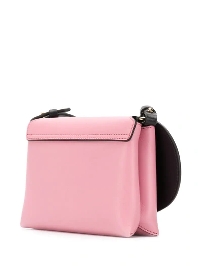 Shop Smythson Mini Pillow Cross-body Bag In Pink