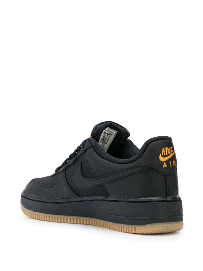 Shop Nike Air Force 1 Gtx Embroidered Sneakers In Black