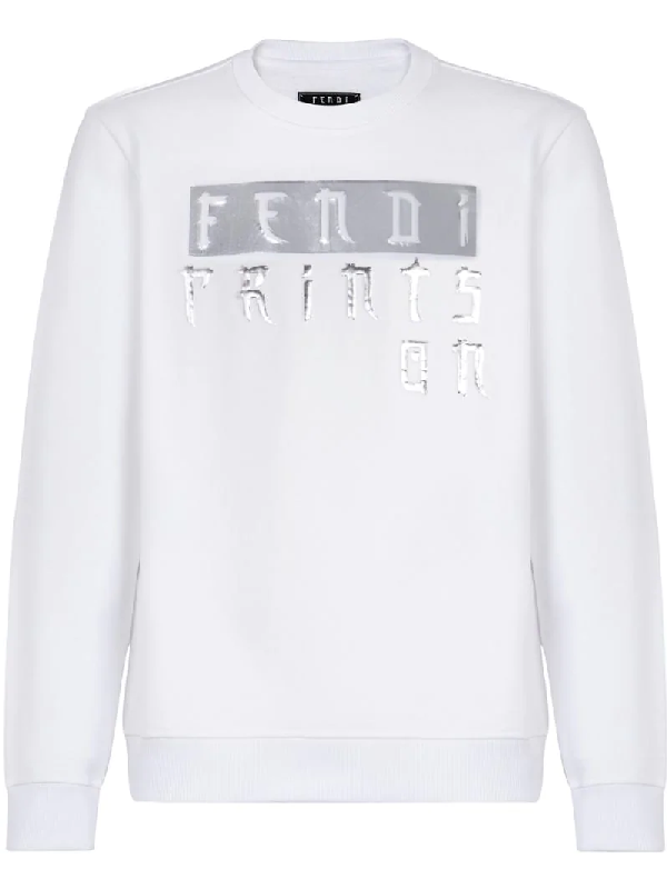 white fendi sweatshirt