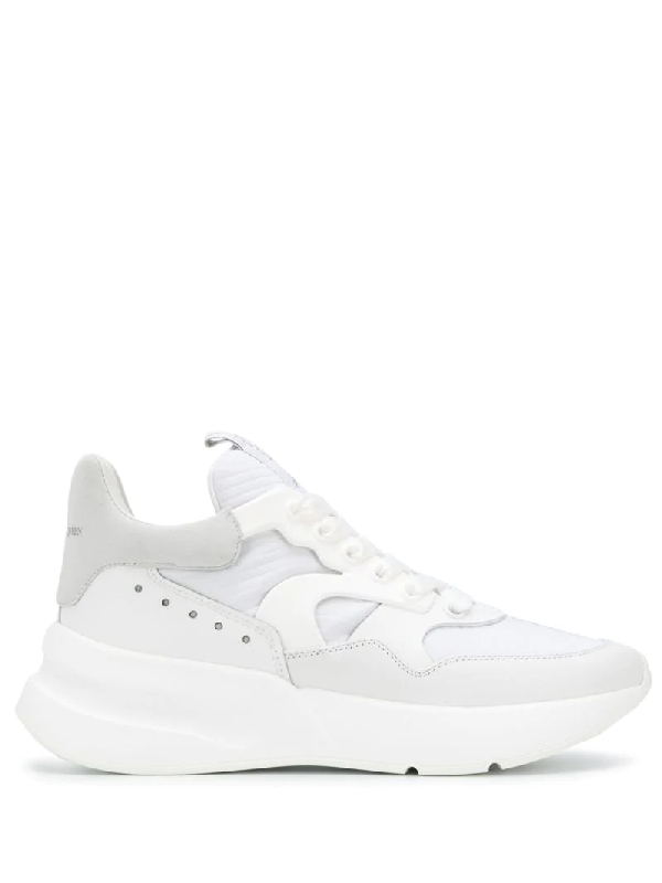 alexander mcqueen oversized runner white