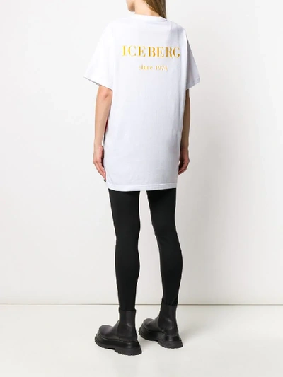 Shop Iceberg Mikey Mouse Printed T-shirt In White