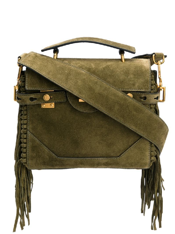 fringed shoulder bag