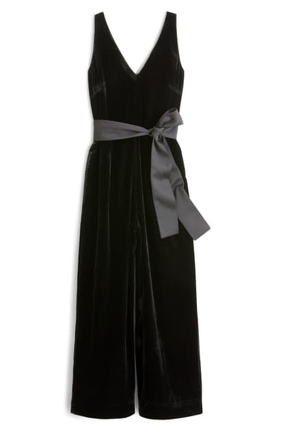 velvet jumpsuit j crew