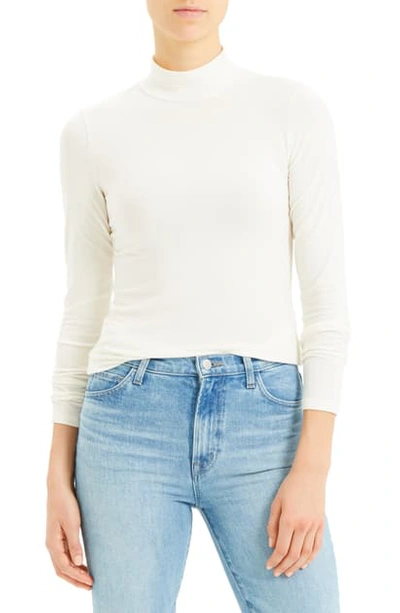 Shop Theory Turtleneck Top In Ivory
