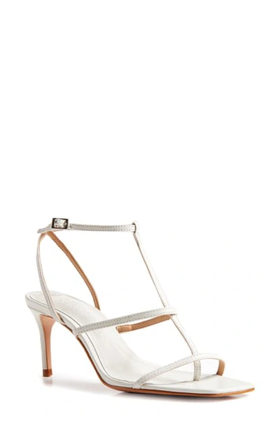 Shop Schutz Ameena T-strap Thong Sandal In Pearl Leather