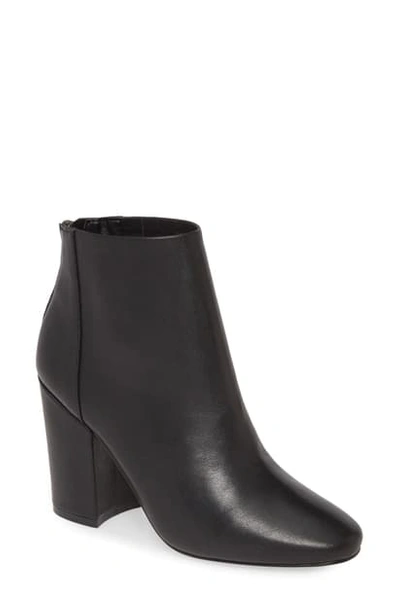 Shop Steve Madden Scale Bootie In Black Leather