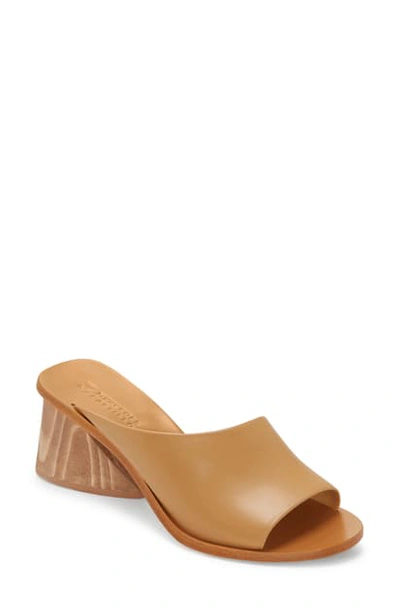 Shop Mercedes Castillo Izar Slide Sandal In Blonde