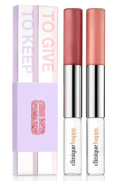 Clinique To Keep & To Give Happy Rollerball & Lip Gloss Set | ModeSens