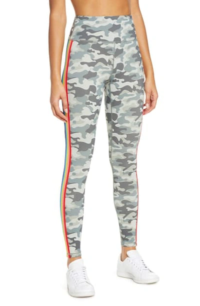 Shop Spiritual Gangster Camo Essential High Waist Leggings In Camo Print