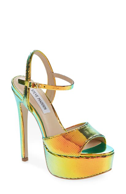 steve madden iridescent sandal