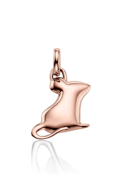 Shop Monica Vinader Chinese Zodiac Ronnie The Rat Pendant Charm In Rose Gold