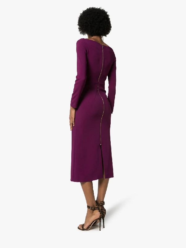 roland mouret purple dress