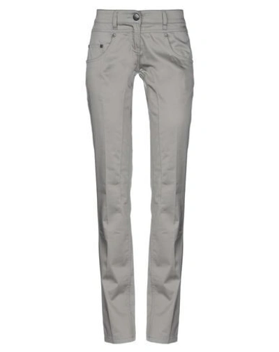 Shop Daniele Alessandrini Casual Pants In Grey