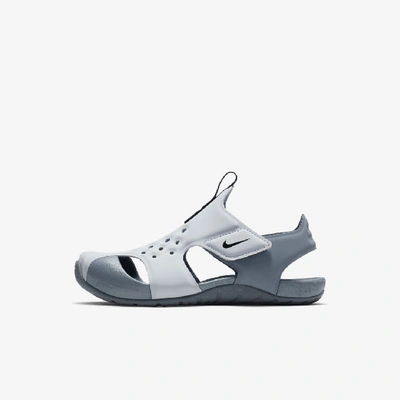 Shop Nike Sunray Protect 2 Little Kids' Sandal In Grey