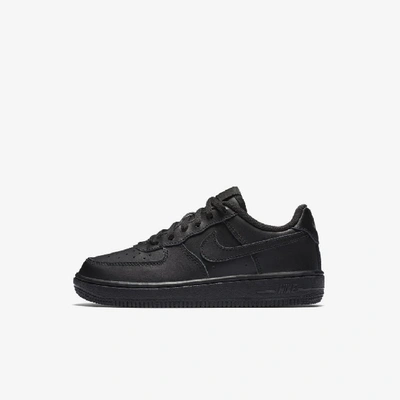 Shop Nike Force 1 Little Kids' Shoes In Black,black,black