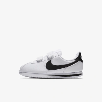 Nike Kids White Cortez Basic Sl Little Kids Sneakers In White