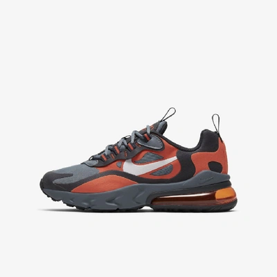 Shop Nike Air Max 270 React Big Kids' Shoe (cool Grey) - Clearance Sale In Cool Grey,anthracite,cosmic Clay,white