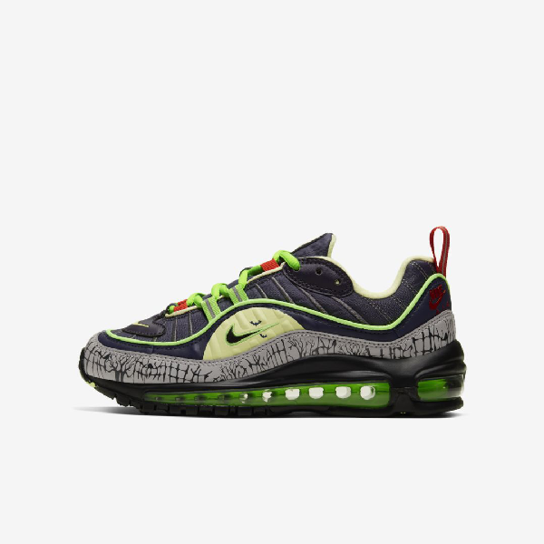 Nike Air Max 98 Big Kids' Shoe In Grey | ModeSens