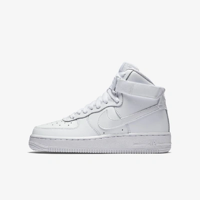 Nike Air Force 1 High Big Kids' Shoe In White | ModeSens