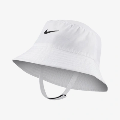 Shop Nike Upf 40+ Bucket Hat Baby (12-24m) Hat In White