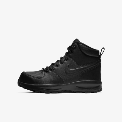 Shop Nike Manoa Ltr Big Kids' Boots In Black,black,black