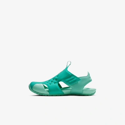 Shop Nike Sunray Protect 2 Little Kids' Sandal In Green