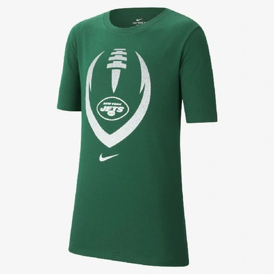 Shop Nike (nfl Jets) Big Kids' T-shirt In Green