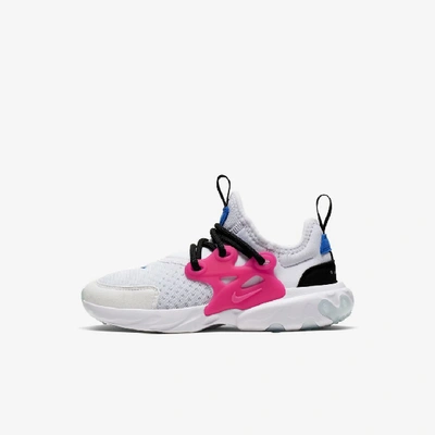Shop Nike Rt Presto Little Kids' Shoe In White,photo Blue,black,hyper Pink