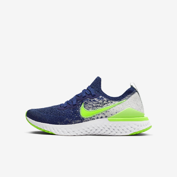 youth nike epic react flyknit