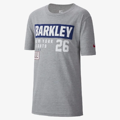 Shop Nike Nfl New York Giants (saquon Barkley) Big Kids' (boys') T-shirt (white) - Clearance Sale