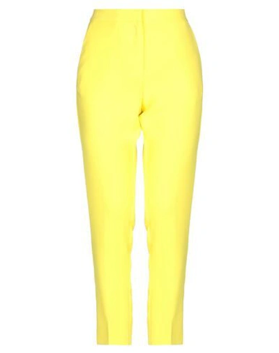 Shop Space Style Concept Simona Corsellini Woman Pants Yellow Size 10 Polyester