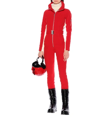 Shop Cordova Belted Ski Suit In Red