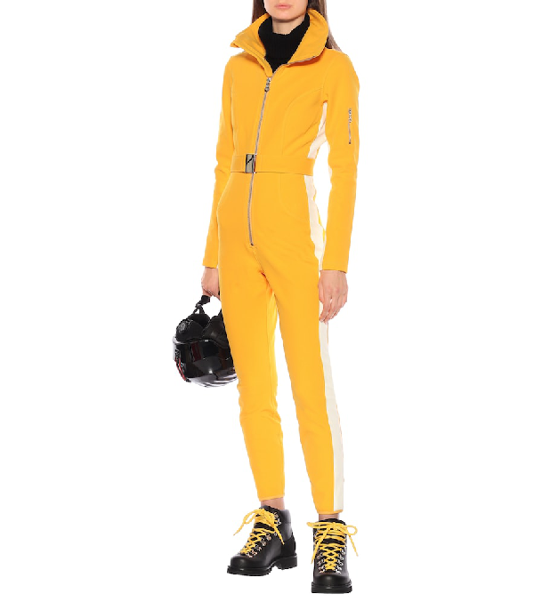 Cordova Aspen High-neck Belted Ski Suit In Yellow | ModeSens