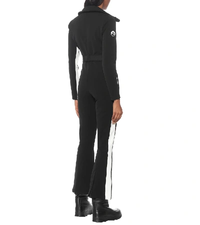 Shop Cordova Belted Flared Ski Suit In Black